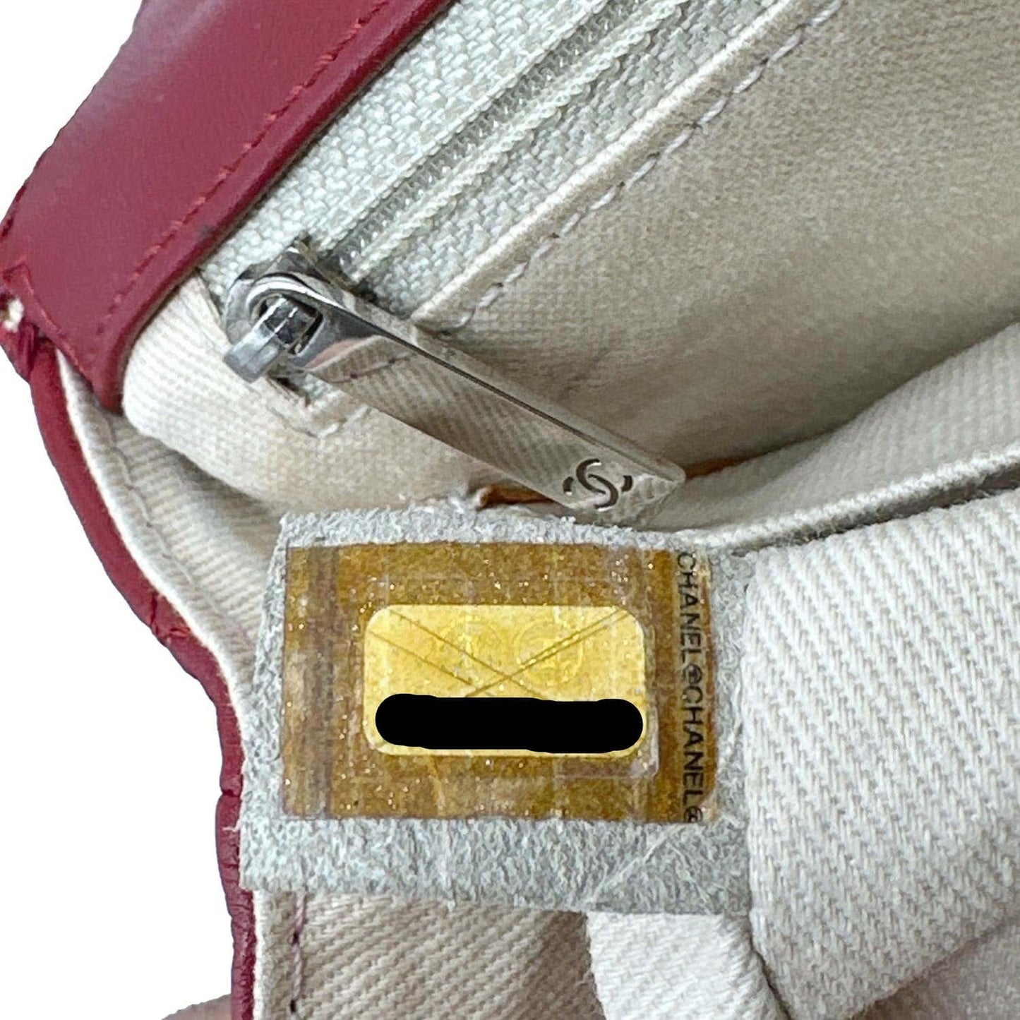 CHANEL Business Flap Quilted Calfskin Leather Crossbody Bag Red