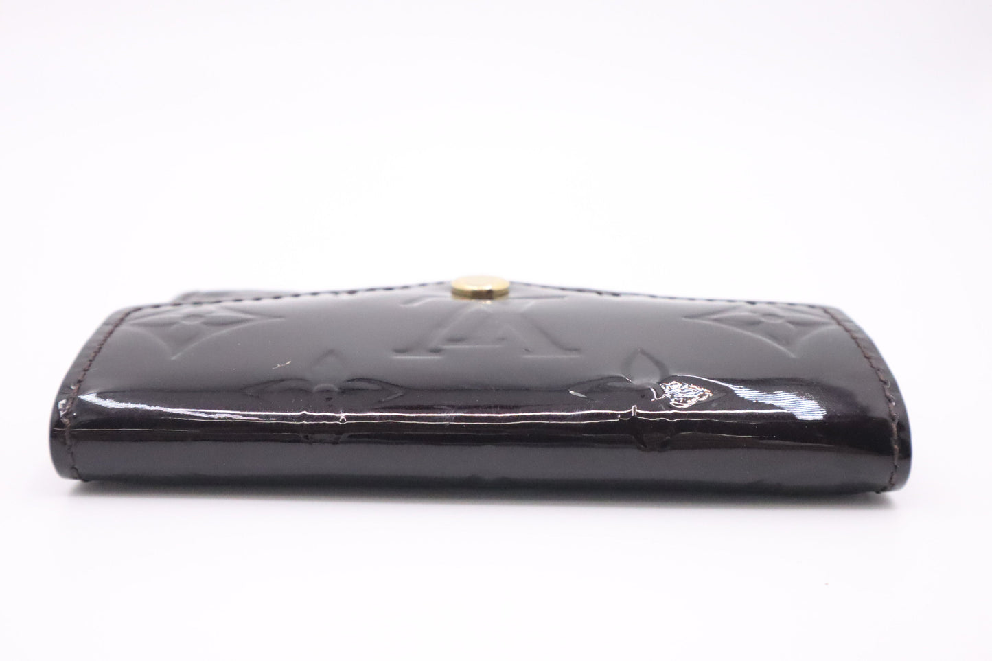 Louis Vuitton Key Case in Amarante Vernis Leather