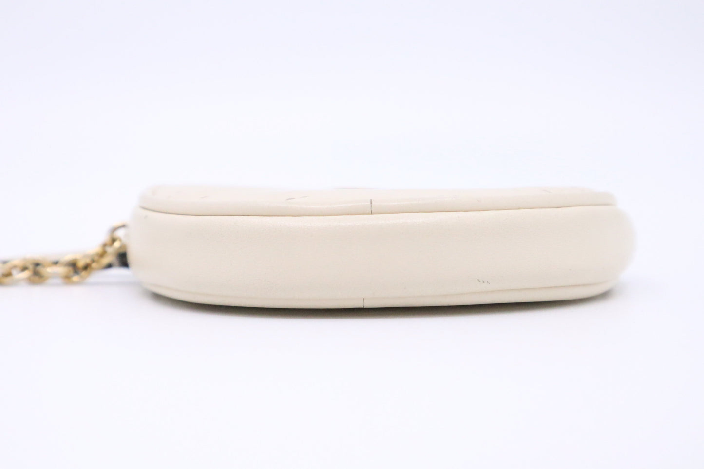 Gucci Marmont Coin Case in White Leather