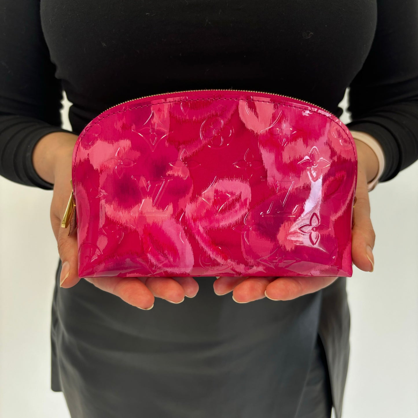 Louis Vuitton Ikat Collection Pink Cosmetic Case Vernis CA1113