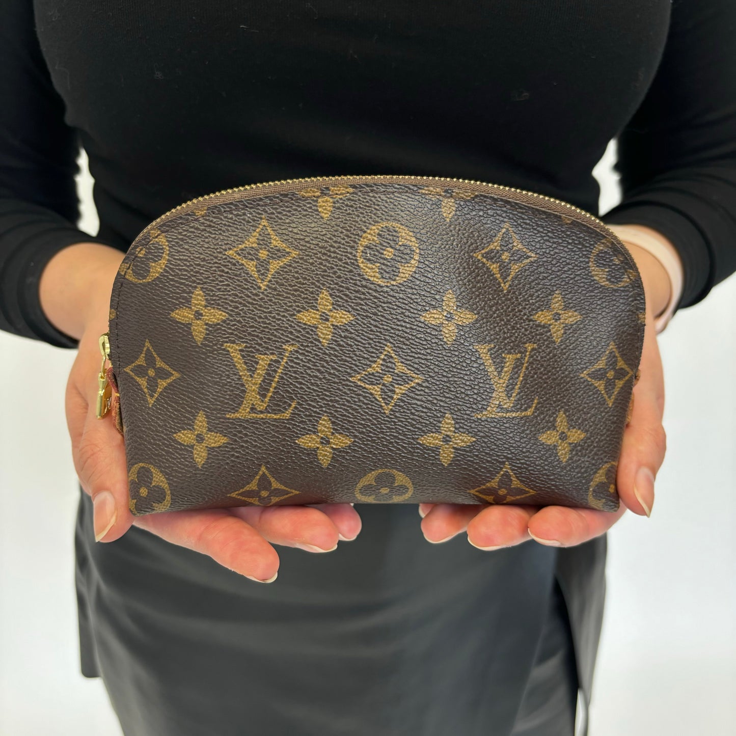 Louis Vuitton Monogram Classic Cosmetic Pouch PM (NFID Chip)