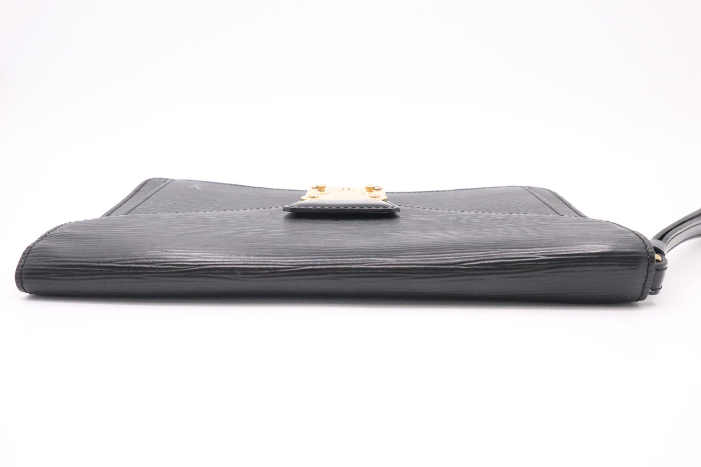 Louis Vuitton Sellier Dragonne in Black Epi Leather
