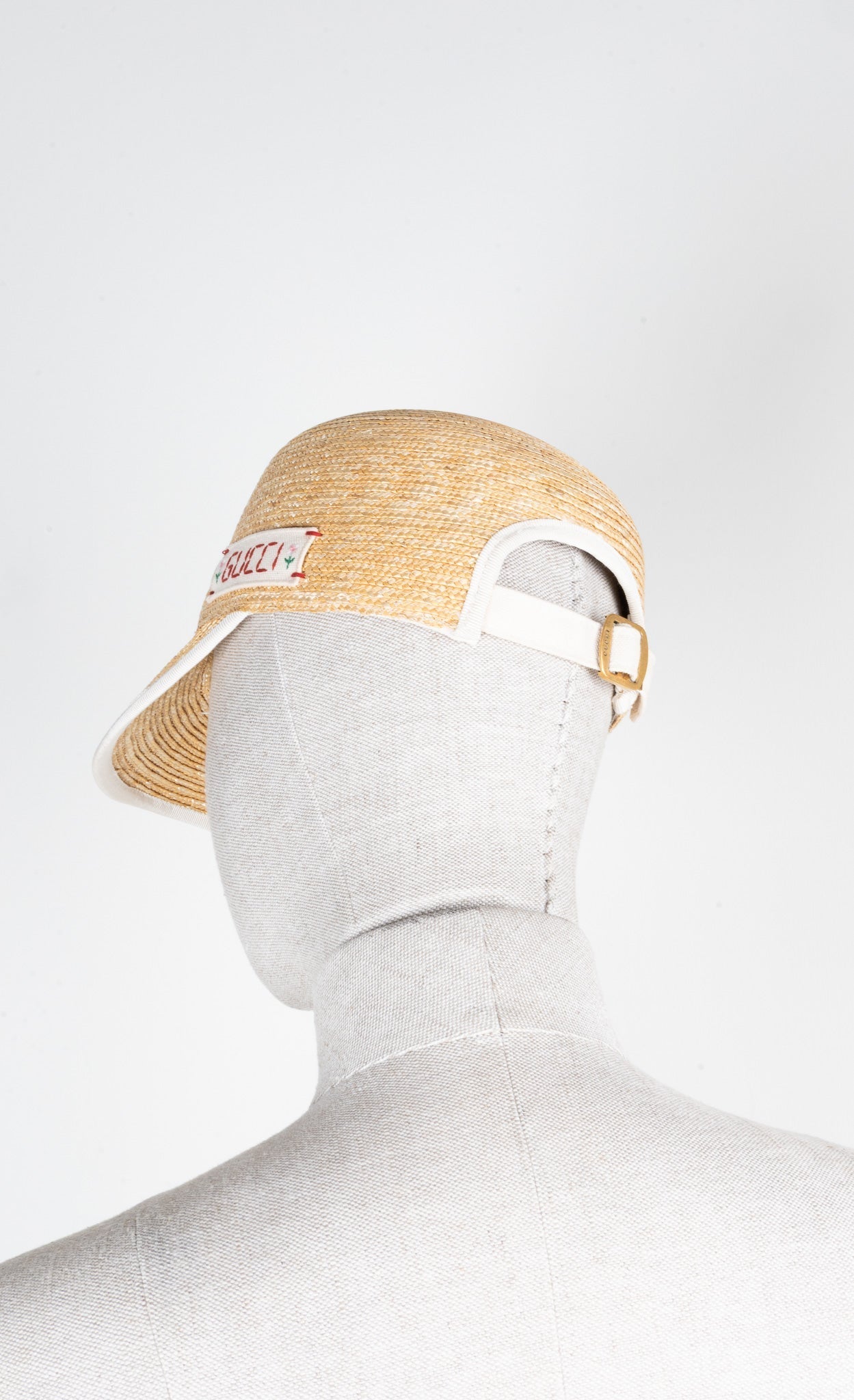 GUCCI Hat Straw Beige