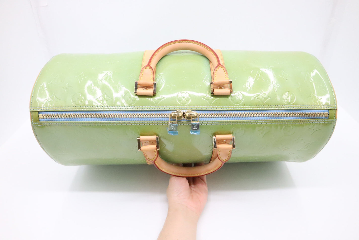 Louis Vuitton Mercer in Light Green Vernis