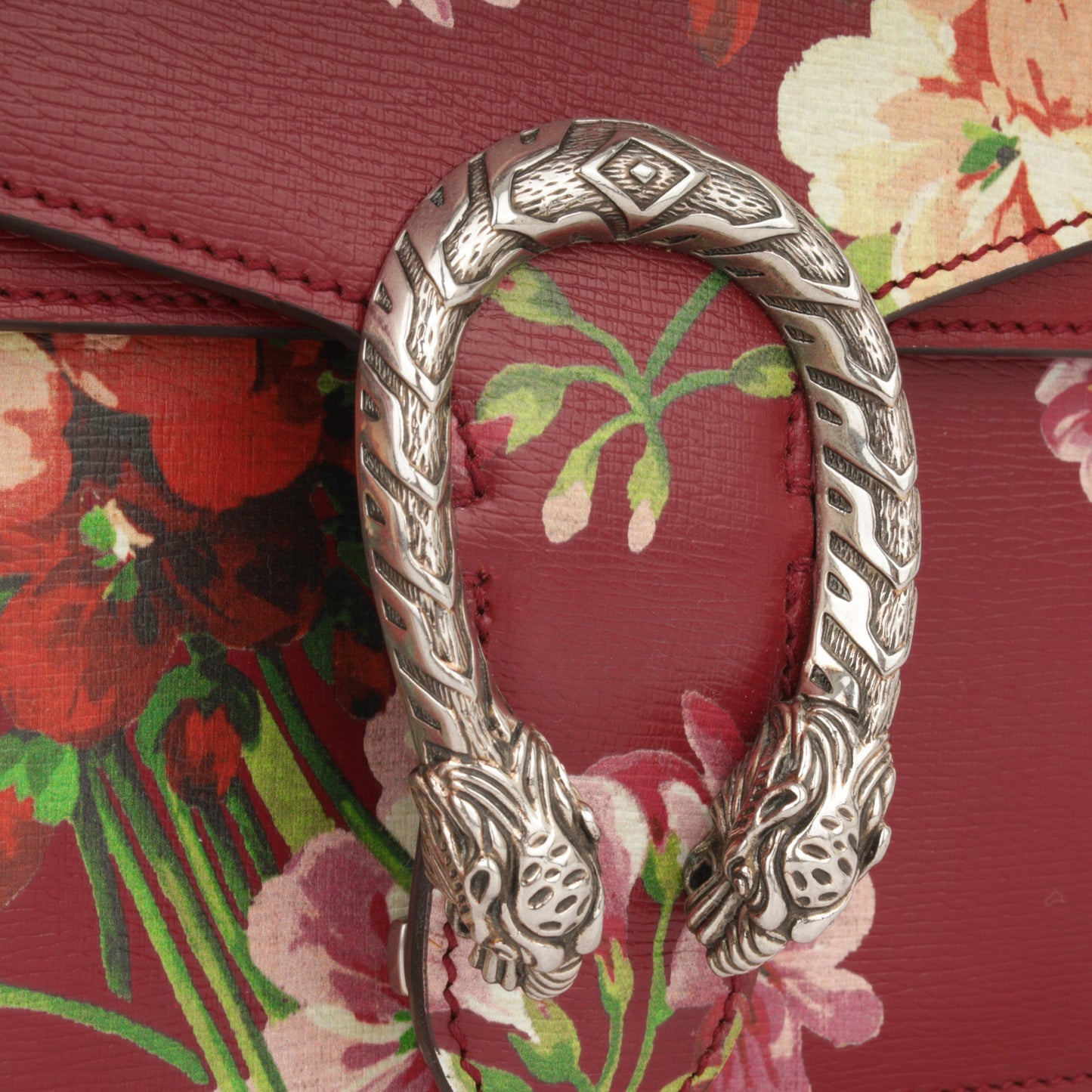 Gucci Small Dionysus - Red Blooms Calfskin