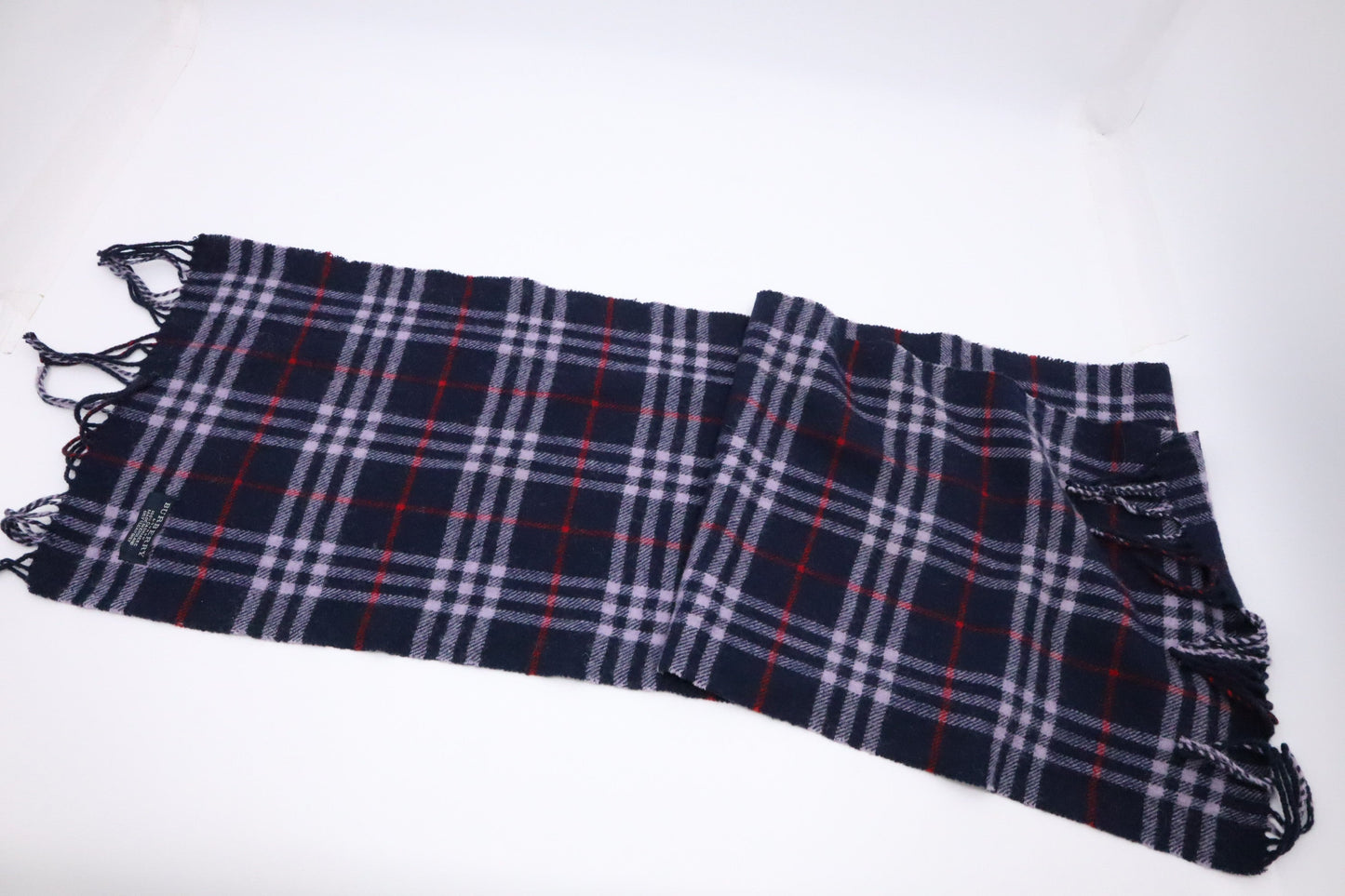 Burberry Scarf in Blue Cashmere