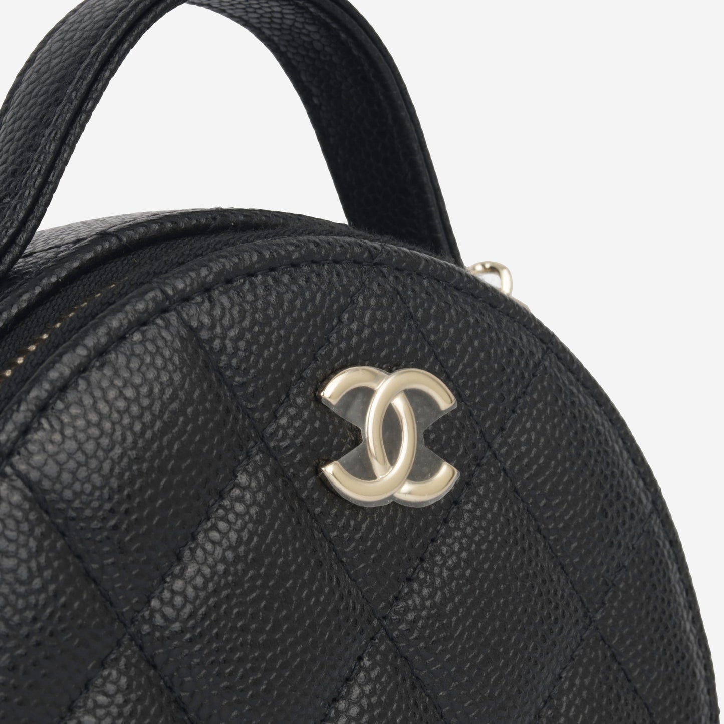Chanel Round Clutch on Chain with Handle