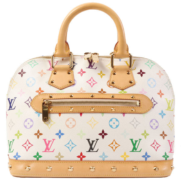 LOUIS VUITTON 2006 Made Monogram Multi Color Alma Blanc Handbag