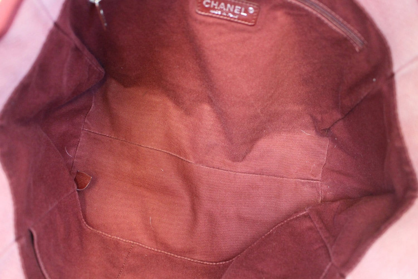 CHANEL Light Pink Canvas Deauville Medium Tote Bag