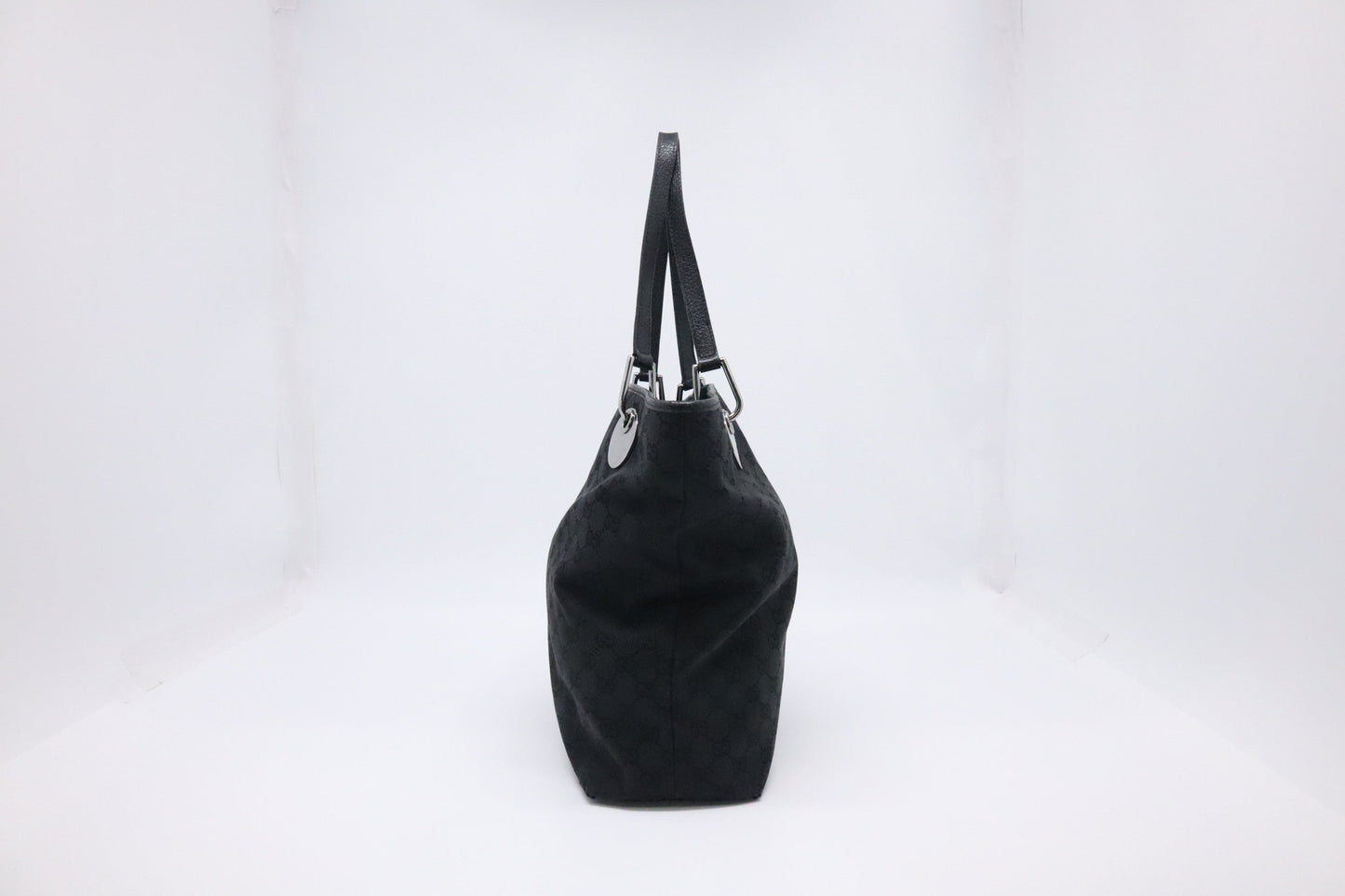 Gucci Bucket Tote in Black GG Canvas