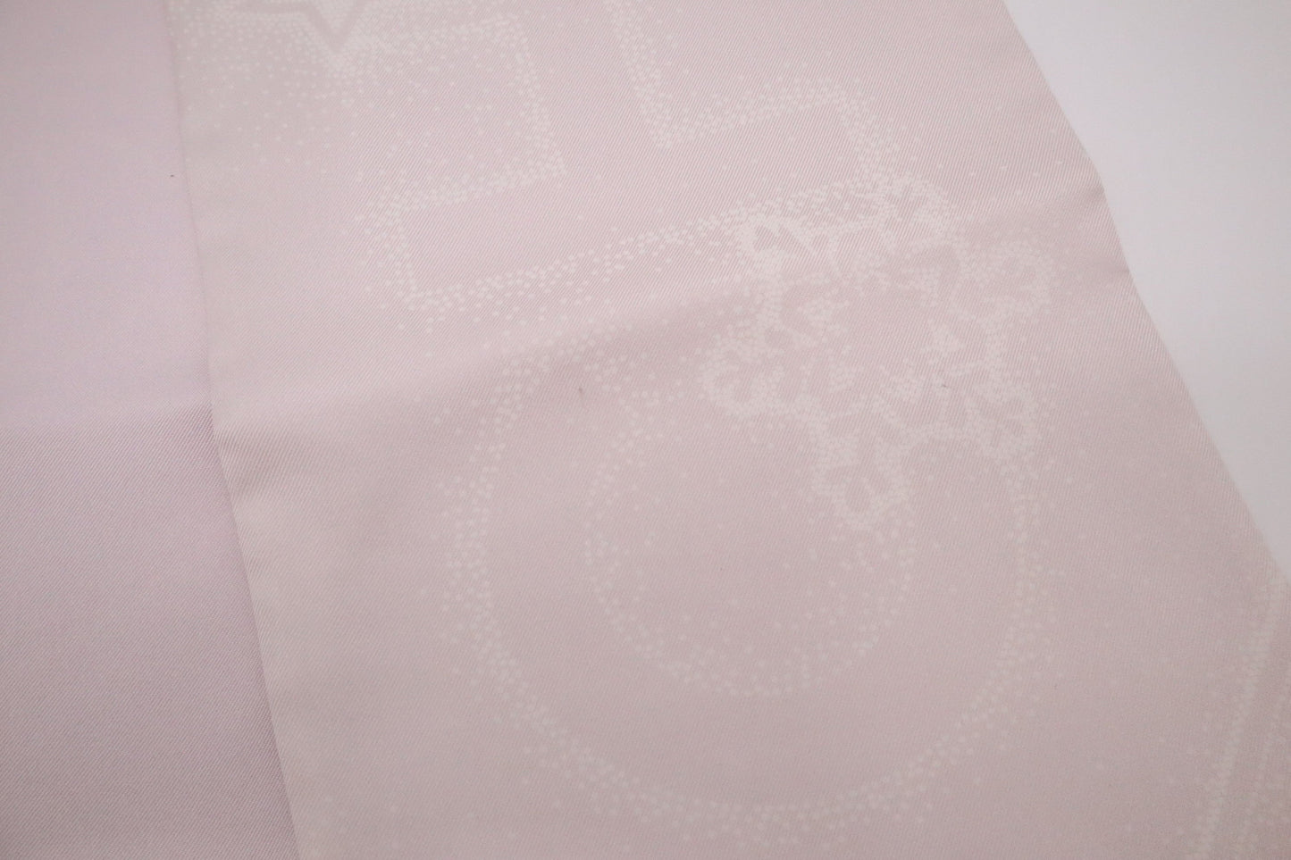 Chanel 'Snowflakes and Stars' Scarf Tie in Pink Silk