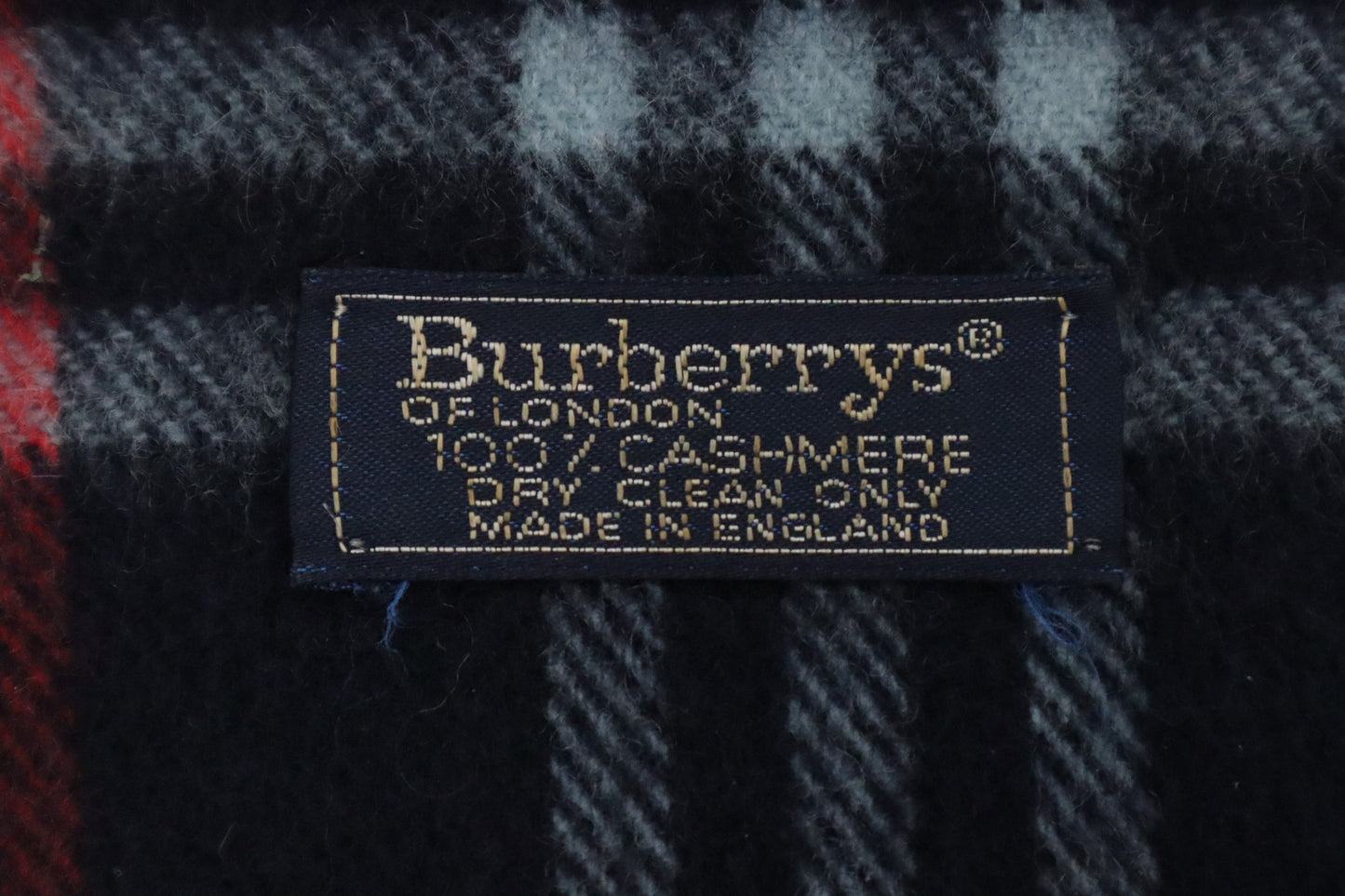 Burberry Scarf in Navy Cashmere