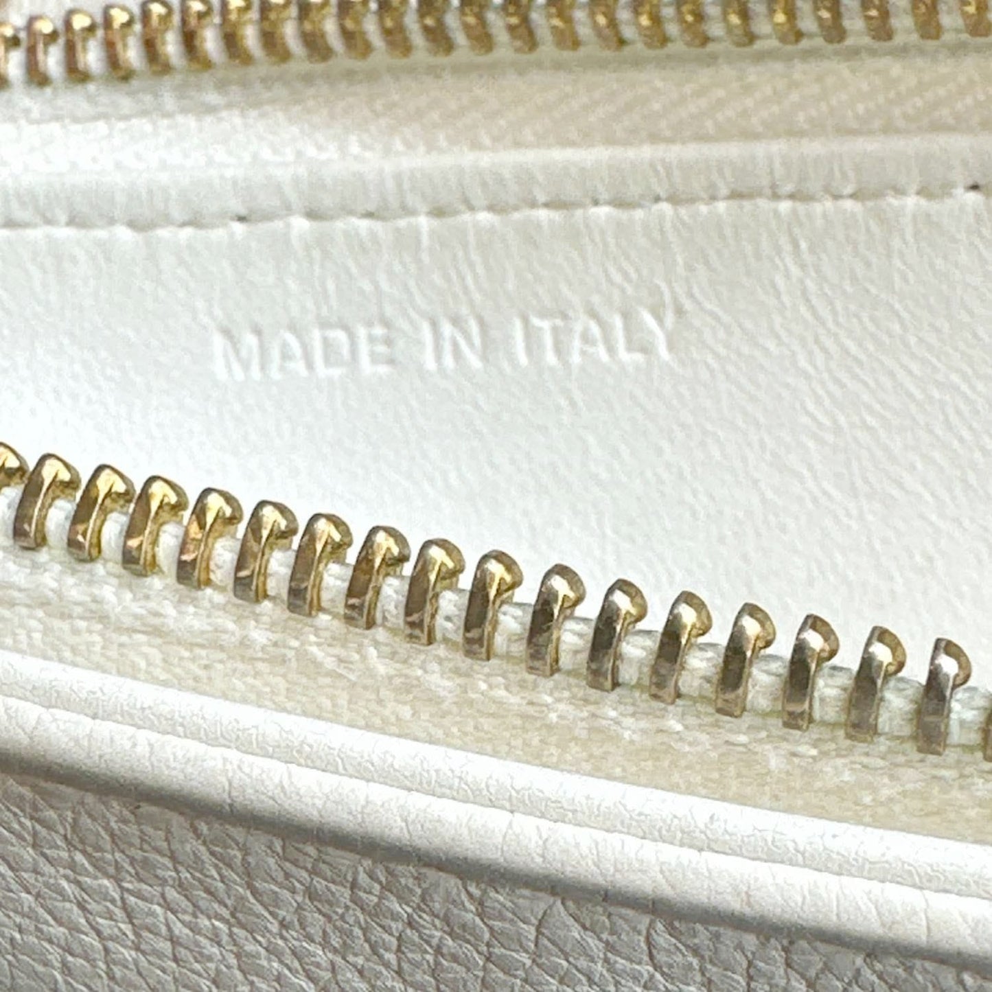 CHRISTIAN DIOR Caro Every Pouch Supple Cannage Leather Crossbody Bag Off White