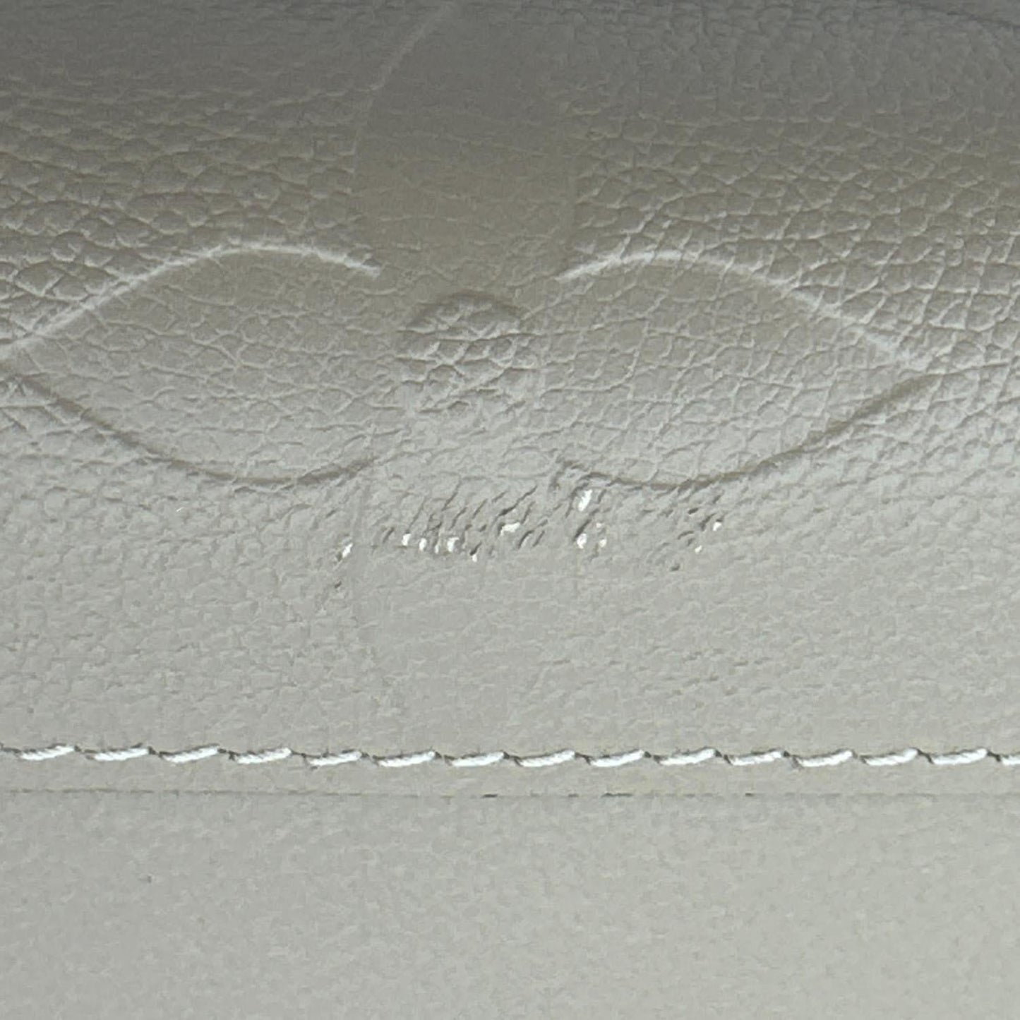 LOUIS VUITTON Horizon 55 Giant Monogram Empreinte Leather Carry On Suitcase Beige