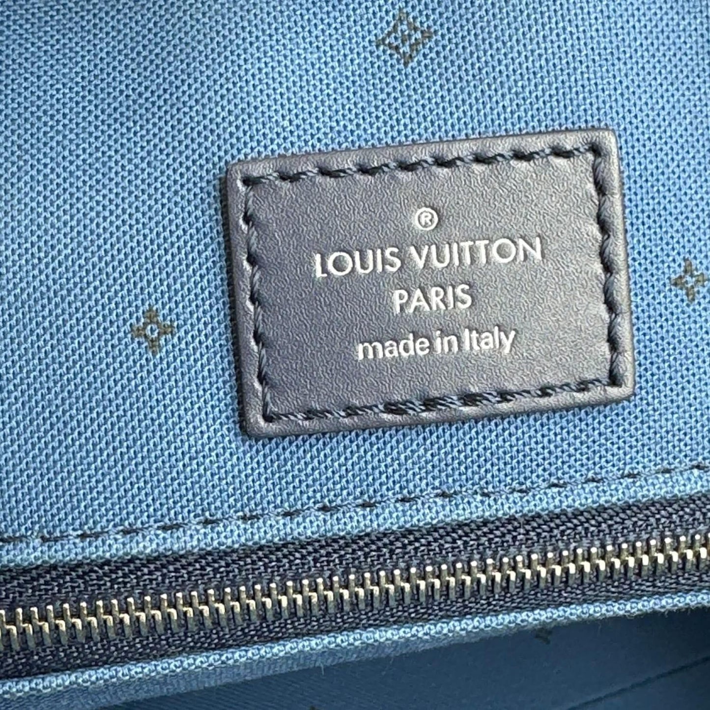 LOUIS VUITTON Onthego GM Monogram Escale Canvas Shoulder Bag Blue
