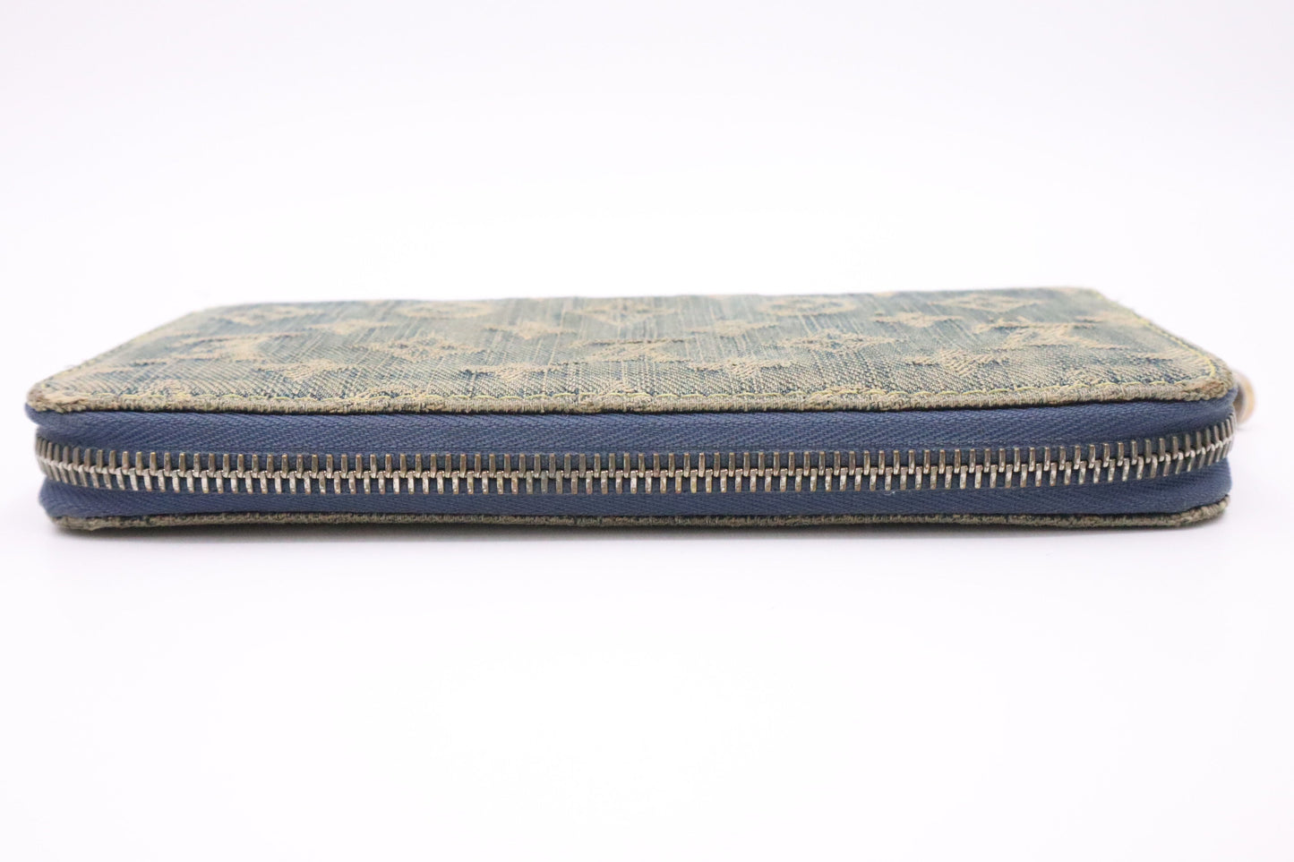 Louis Vuitton Long Zippy Wallet in Denim Monogram Canvas