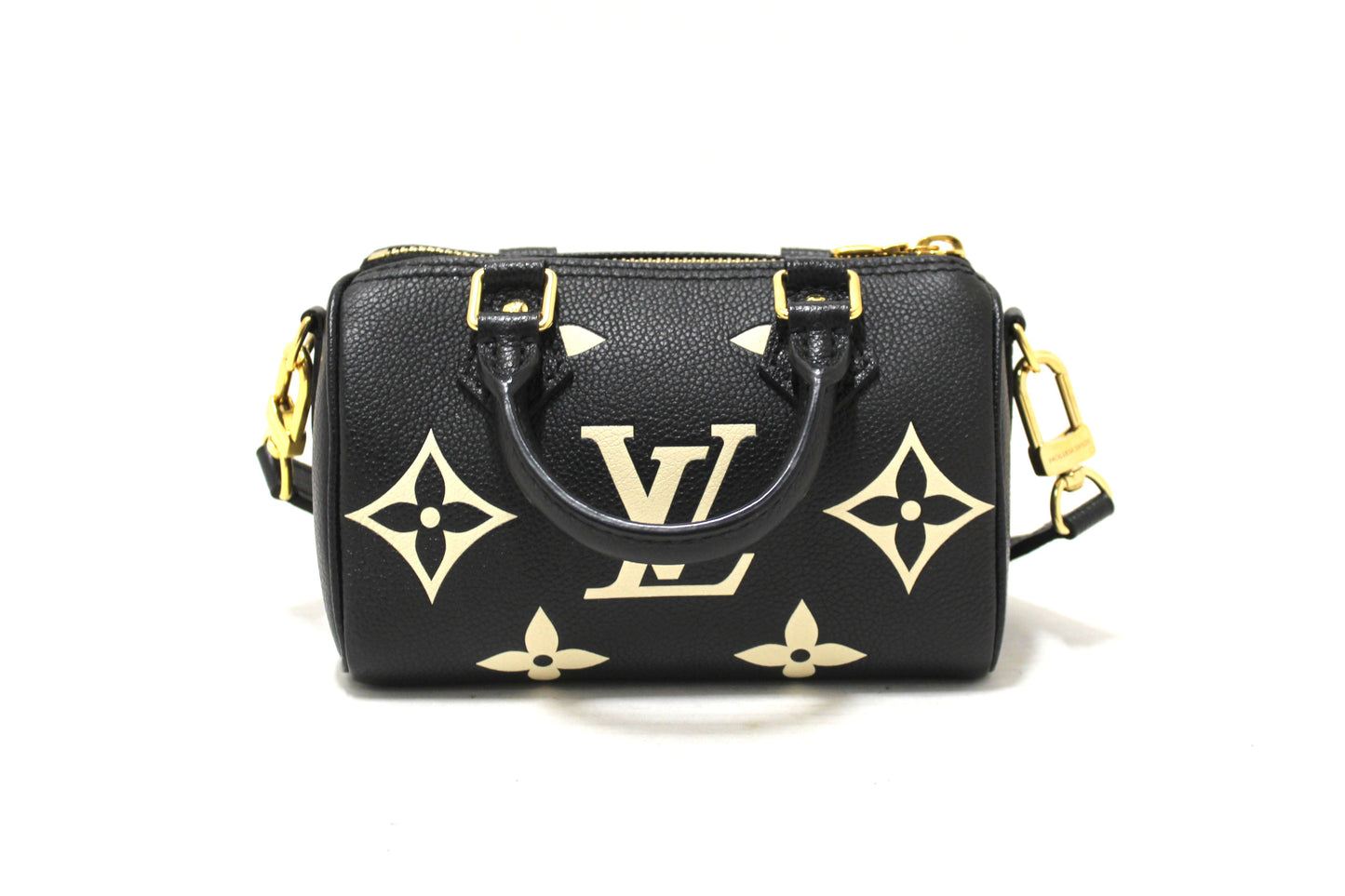 Louis Vuitton Monogram Black Empreinte Leather Nano Hand/Shoulder Bag