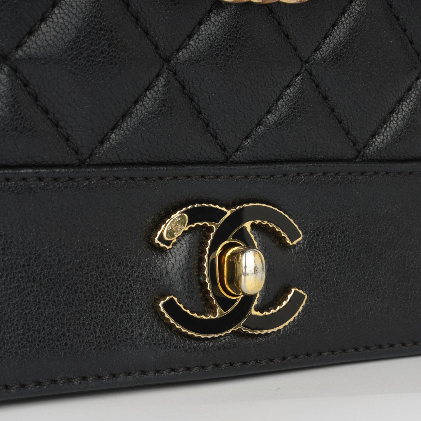 Chanel Mini Mademoiselle - Black Calfskin