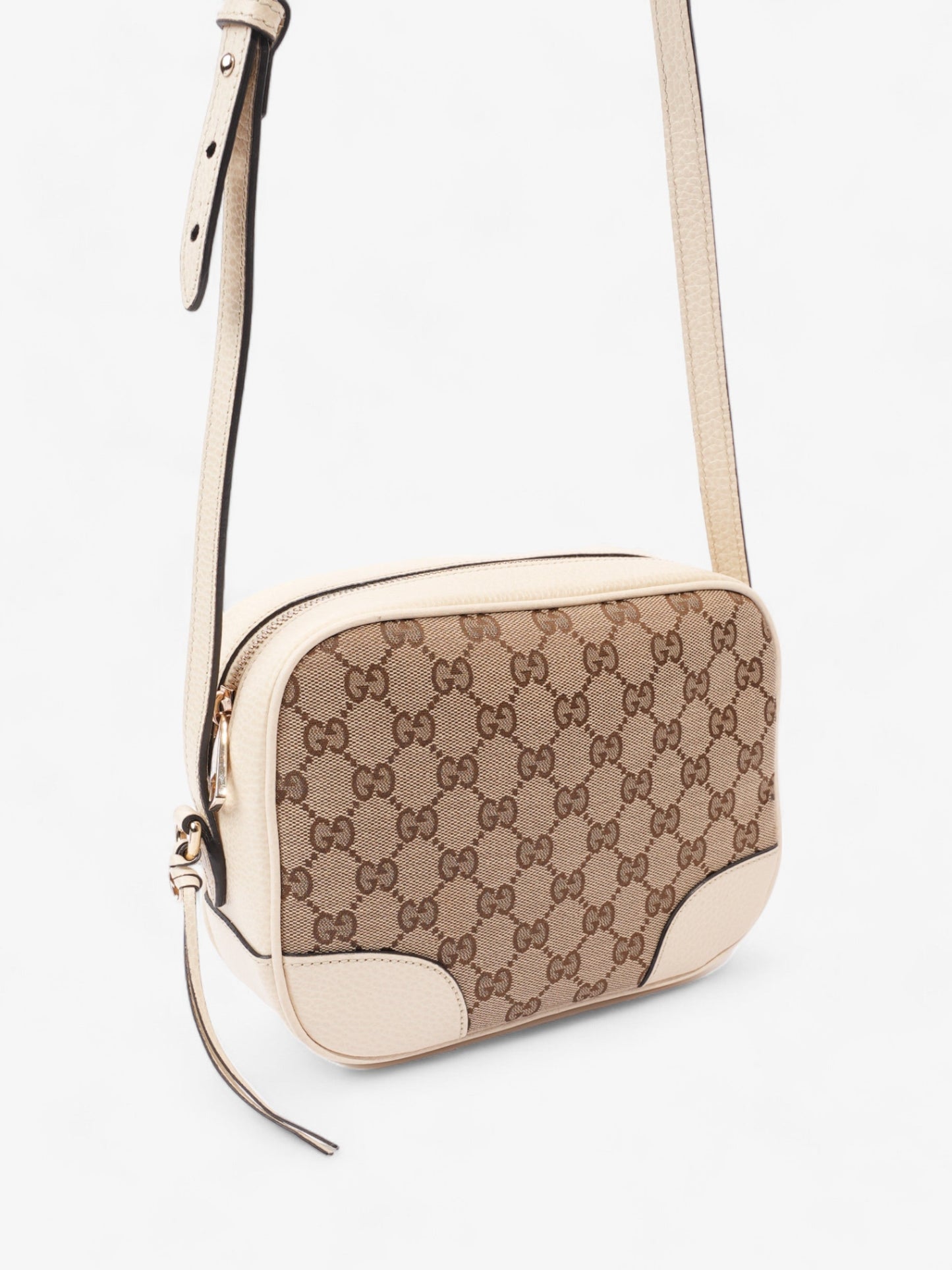 Gucci Bree Beige And Ebony GG Supreme / Cream Canvas