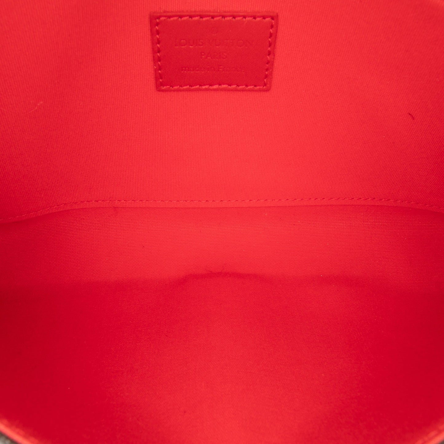 Red Louis Vuitton Monogram Vernis Pochette Felicie Crossbody Bag