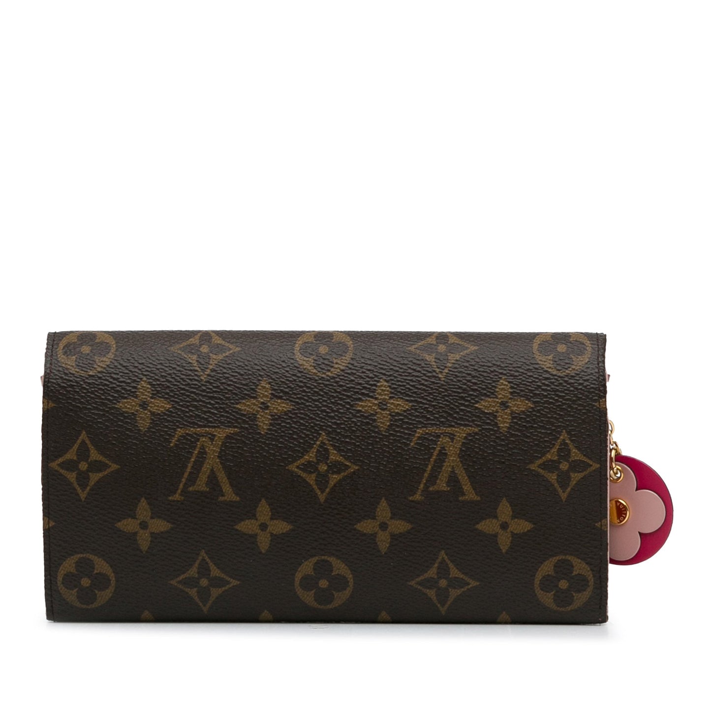Brown Louis Vuitton Monogram Emilie Bloom Flowers Wallet