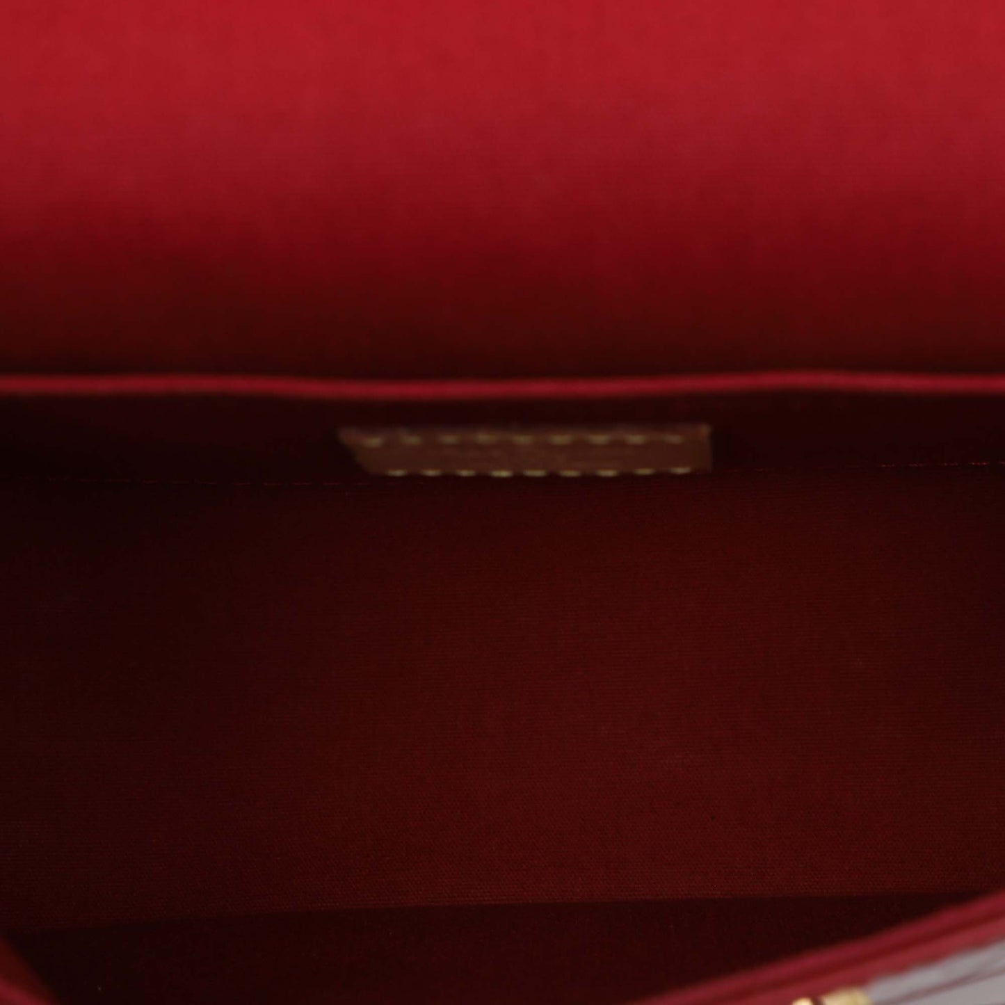 Red Louis Vuitton Monogram Vernis Bellflower PM Crossbody Bag