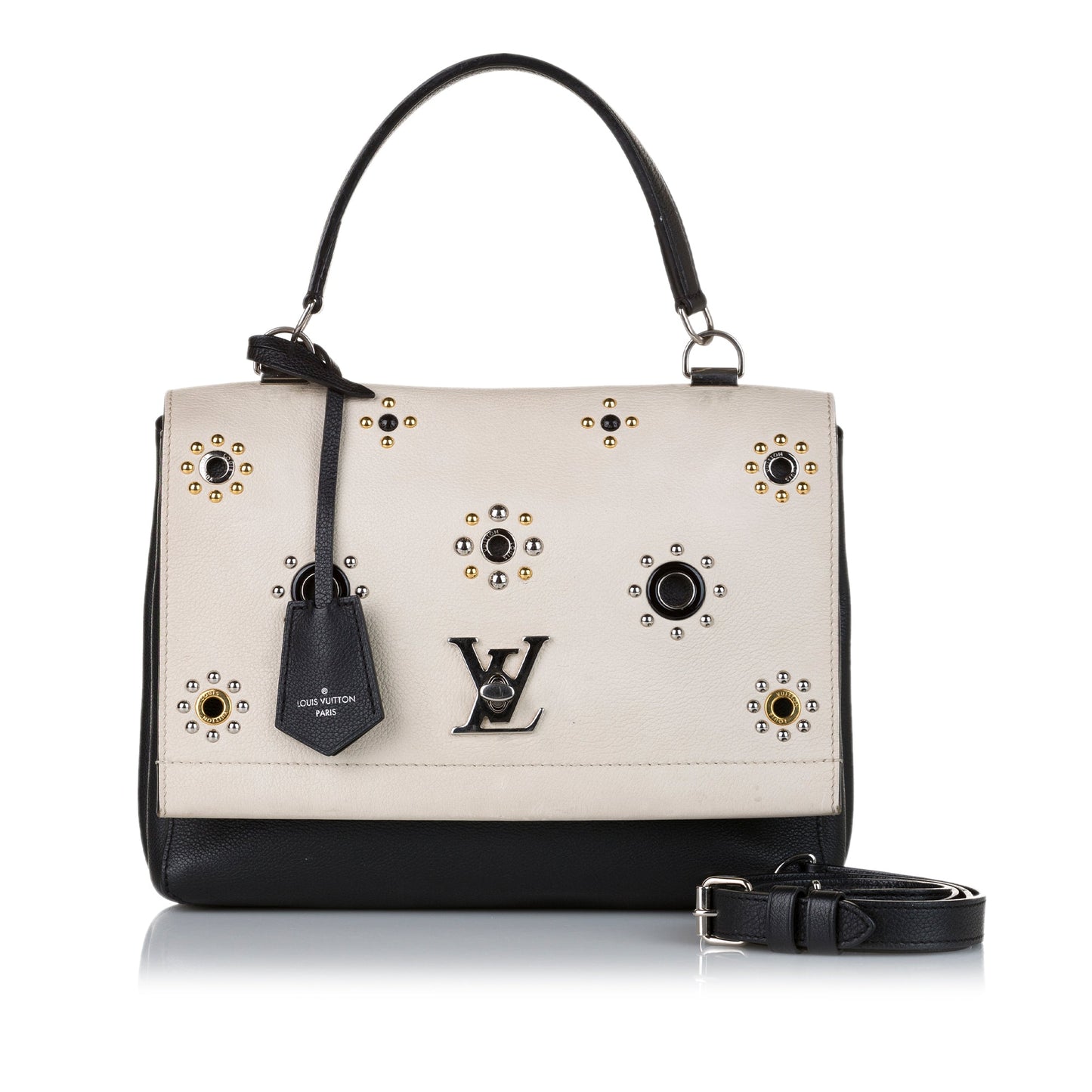 Louis Vuitton Mechanical Flowers LockMe II Studded Bicolor Leather
