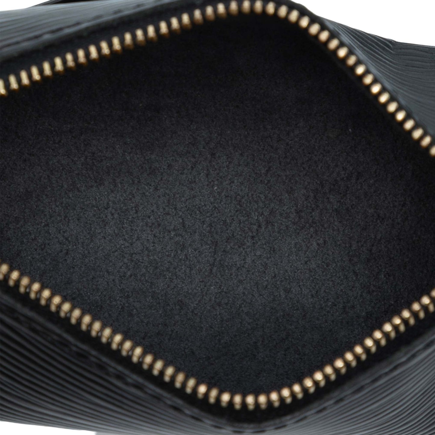 Black Louis Vuitton Epi Pochette Papillon Handbag