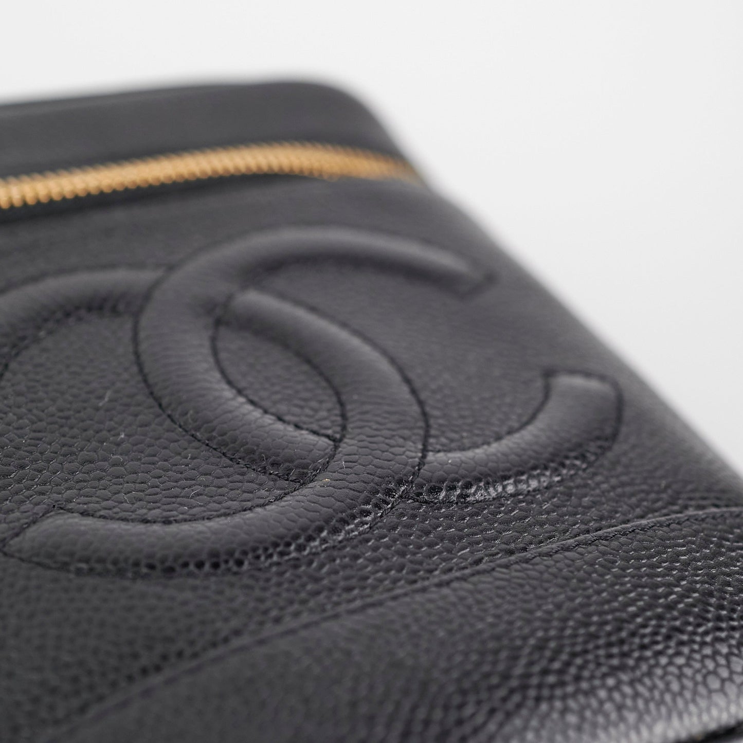 Chanel Vanity Caviar Black