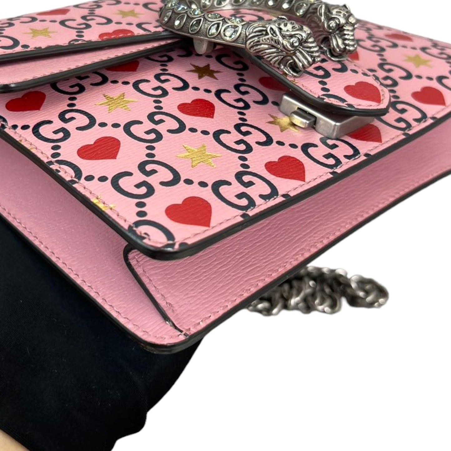Gucci Chain Leather Shoulder Bag