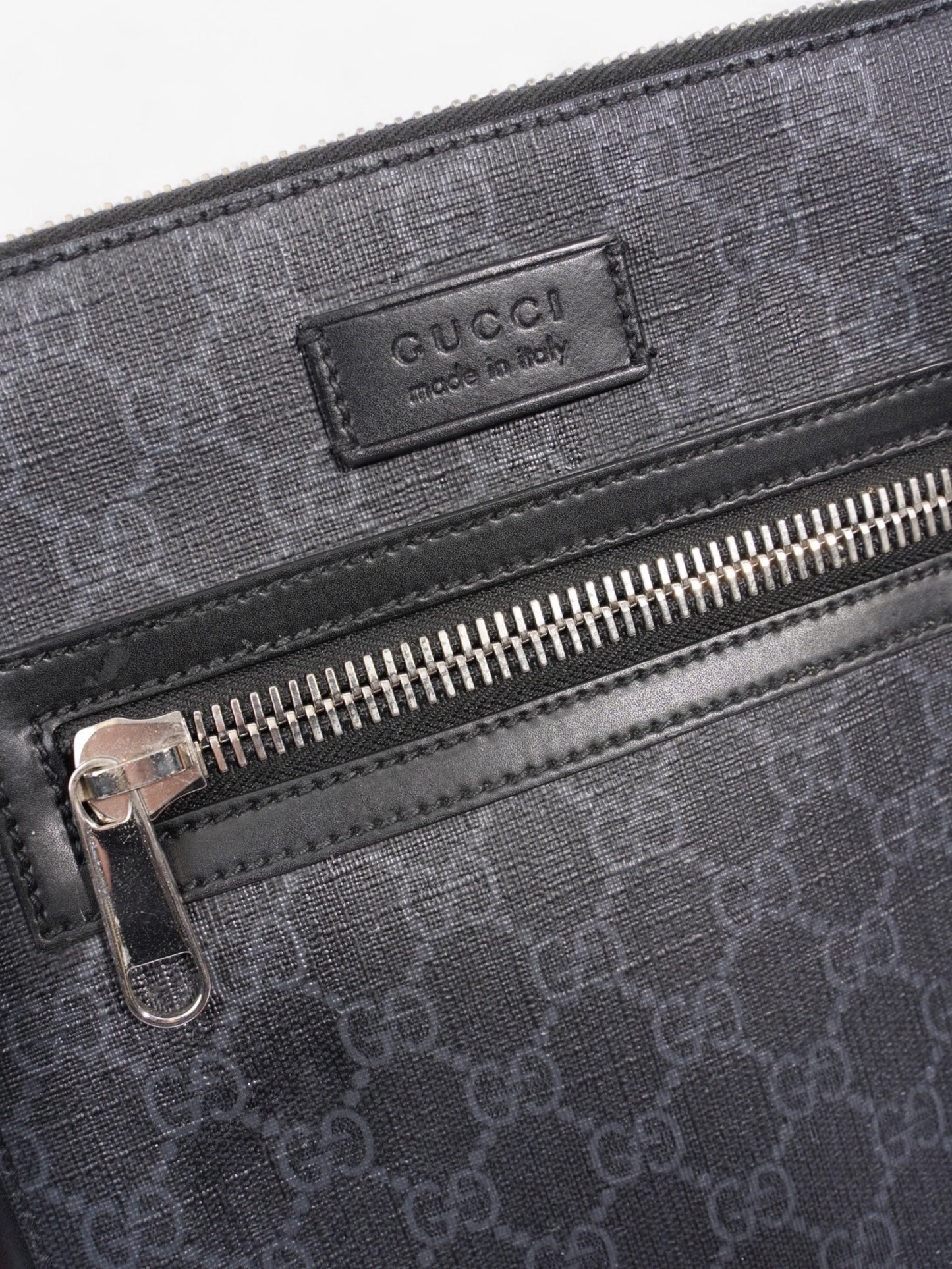 Gucci GG Crossbody Bag Black Canvas