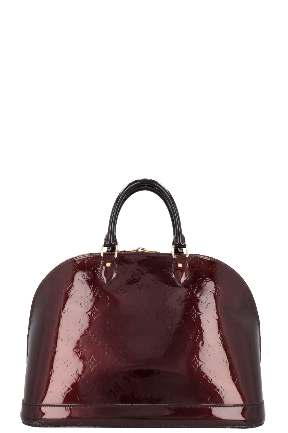 LOUIS VUITTON Alma GM Vernis Amarante