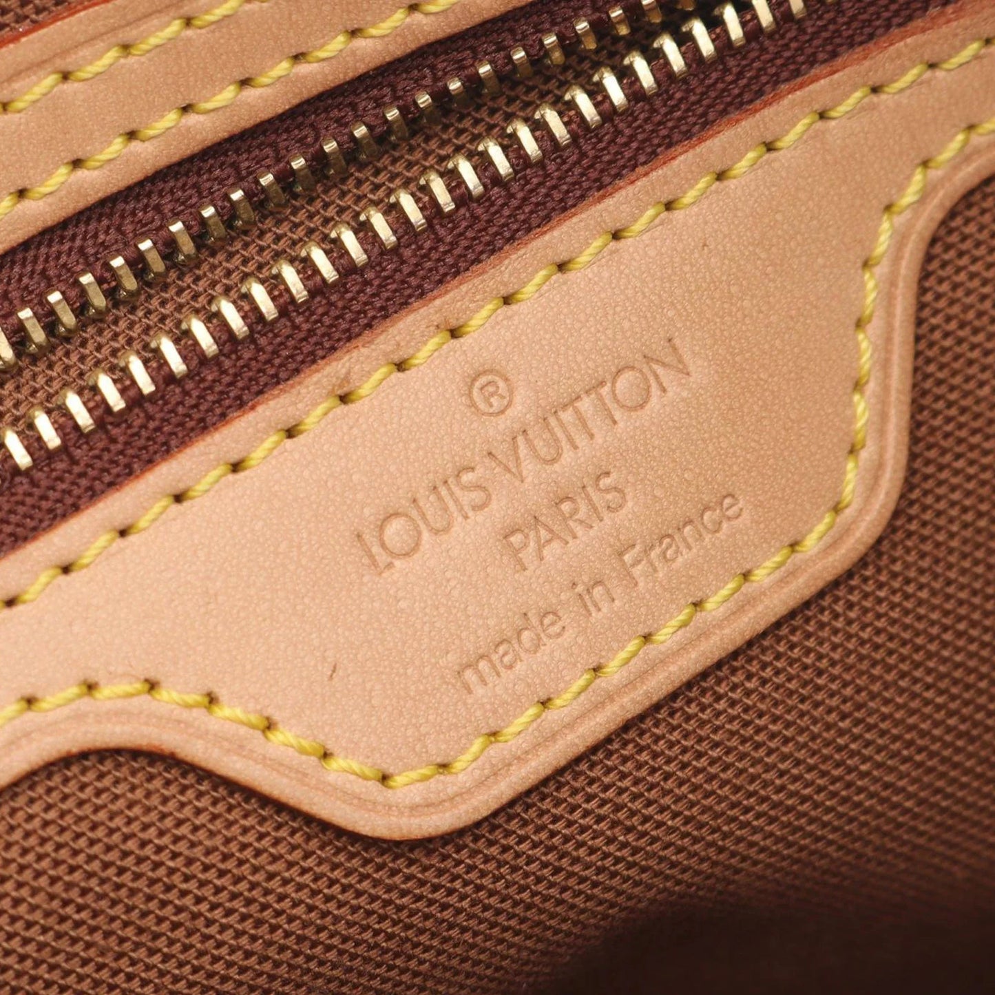 Brown Louis Vuitton Monogram Cabas Piano Tote Bag