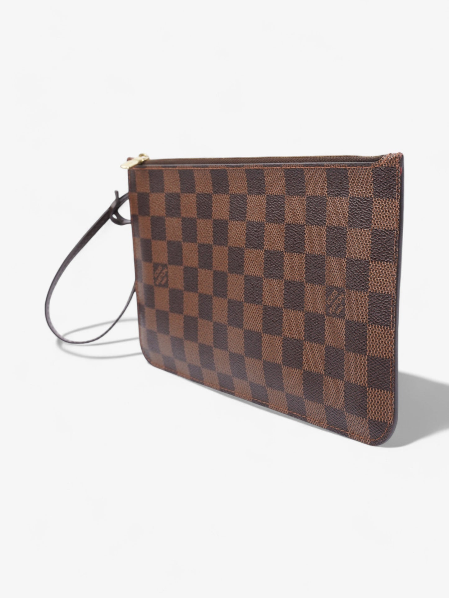 Louis Vuitton Neverful Pochette Damier Ebene Coated Canvas