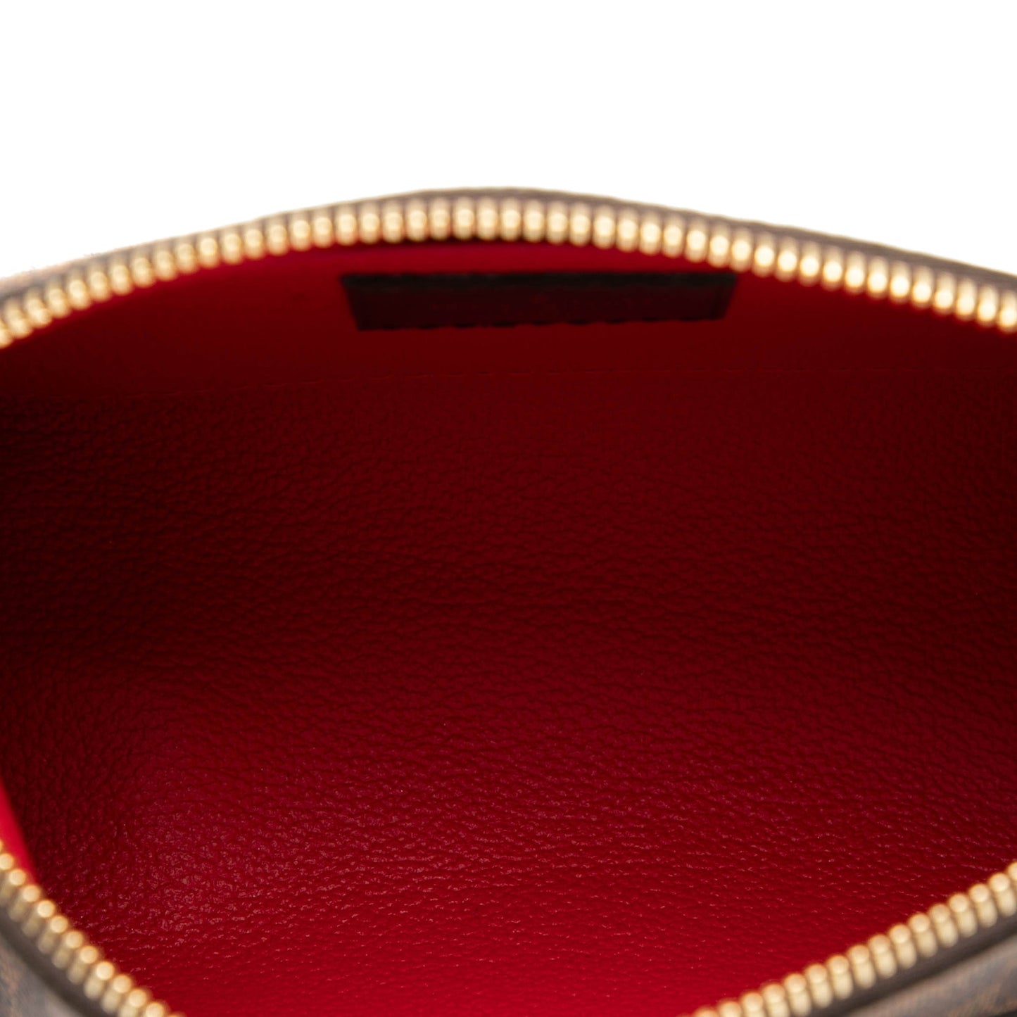 Brown Louis Vuitton Damier Ebene Cosmetic Pouch