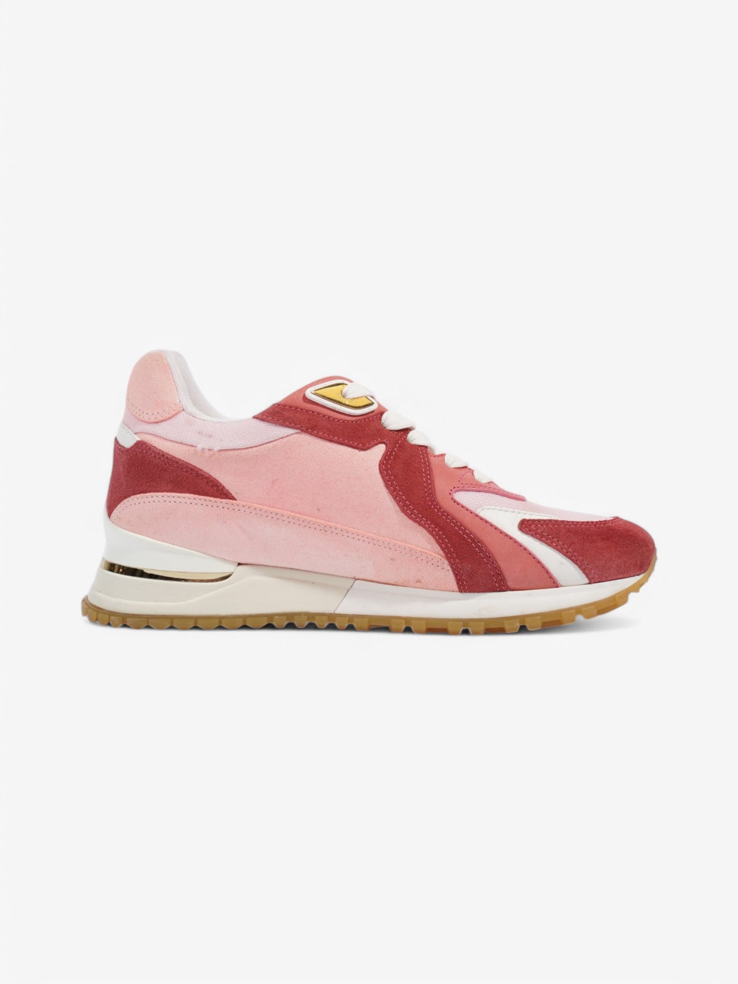 Louis Vuitton Runaway Pink / White Suede EU 37 UK 4