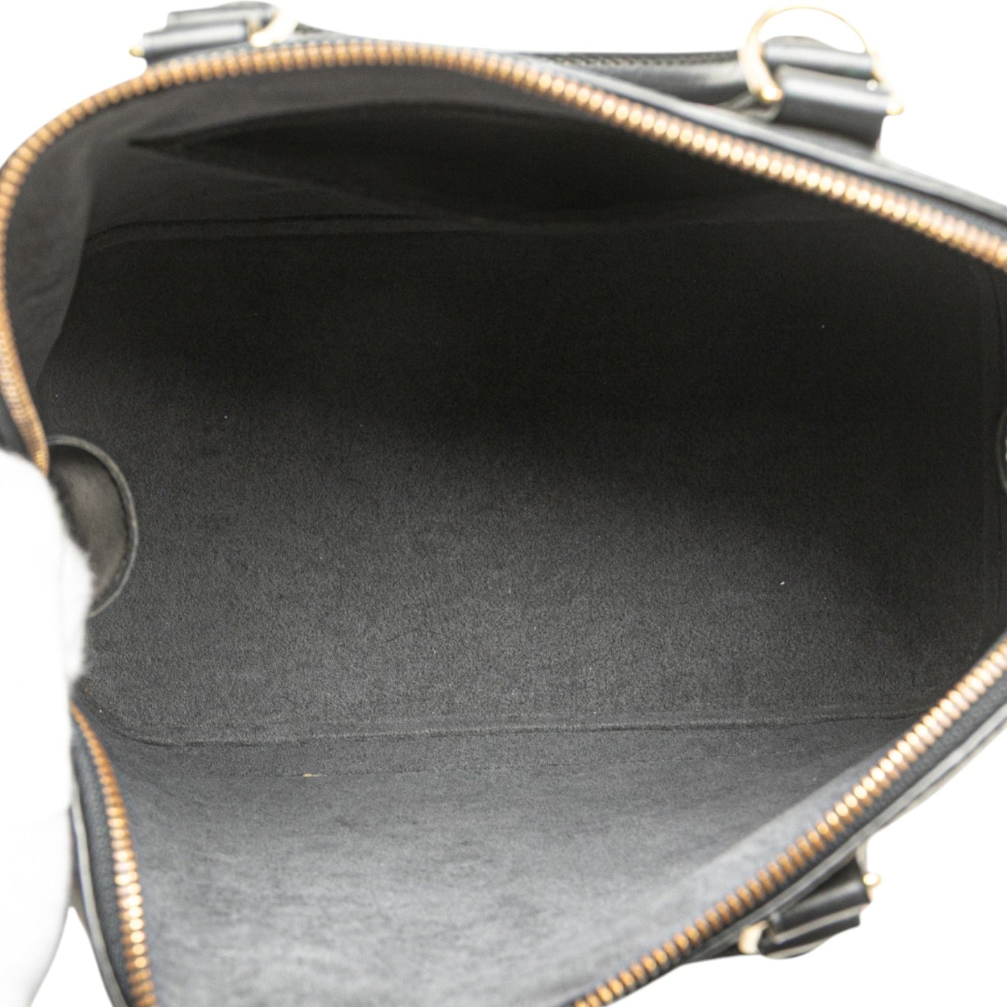 Black Louis Vuitton Epi Alma PM Handbag