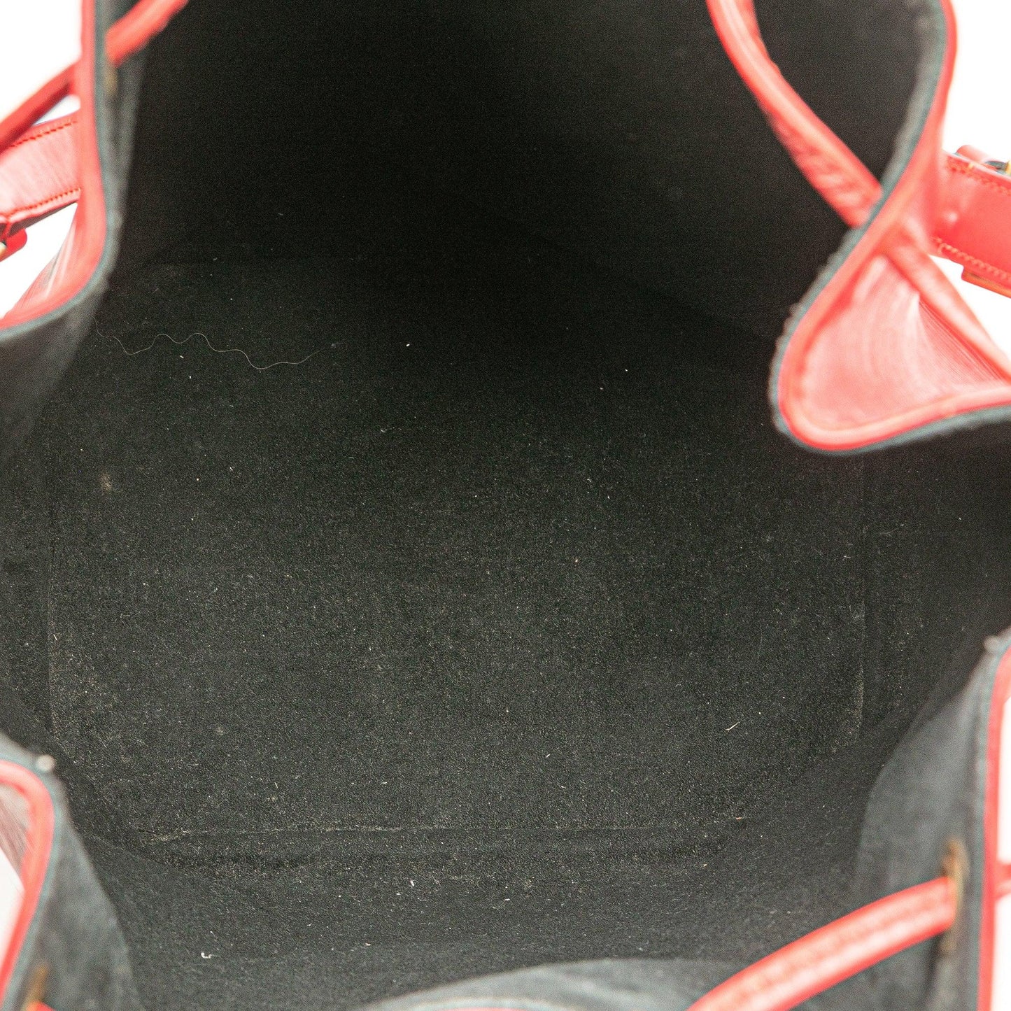 Red Louis Vuitton Epi Noe GM Bucket Bag
