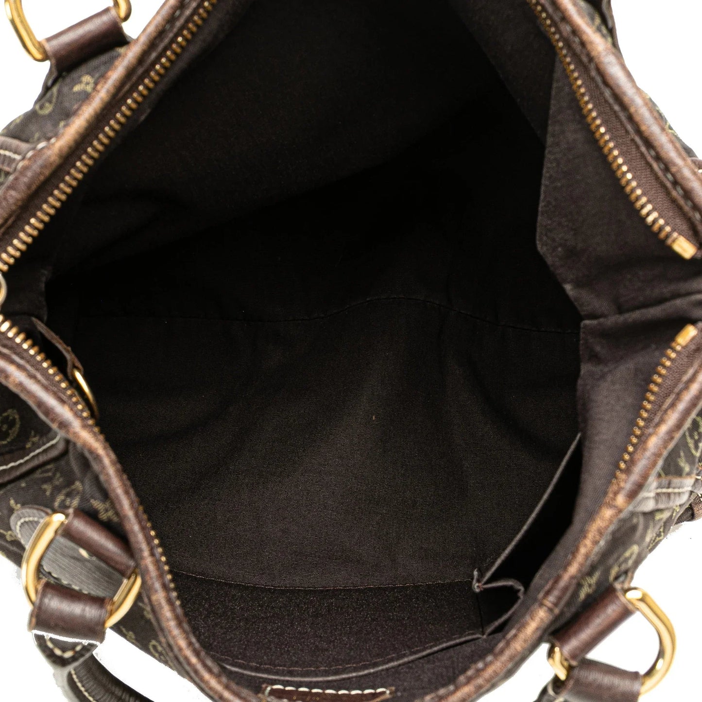 Brown Louis Vuitton Monogram Mini Lin Besace Angele Satchel