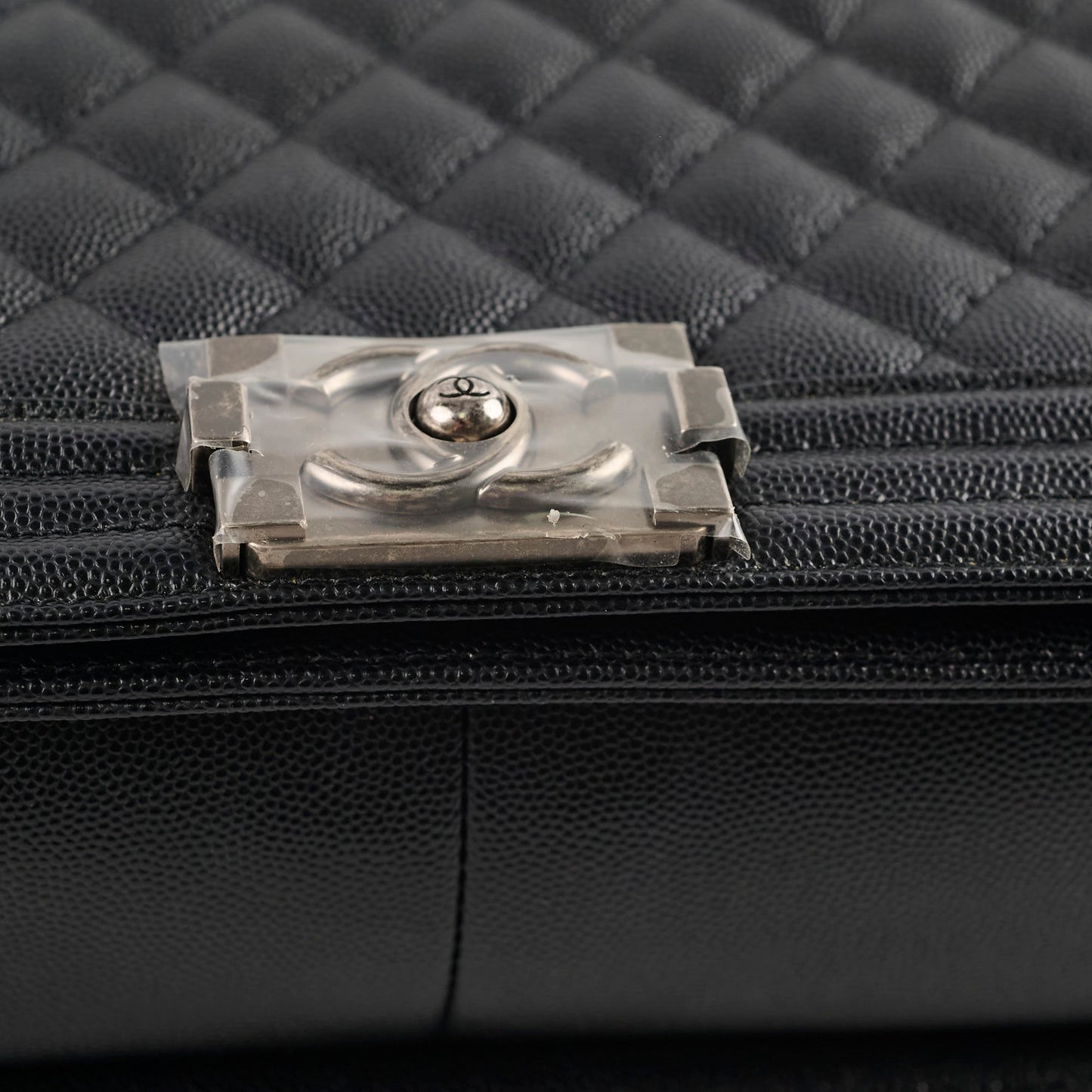 Chanel Caviar New Medium Boy Bag Black Micorchip