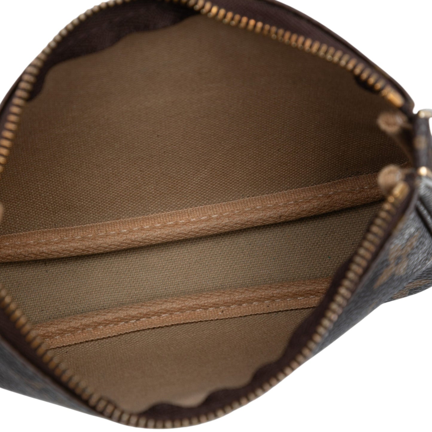 Brown Louis Vuitton Monogram Trunks and Locks Mini Pochette Accessoires Shoulder Bag