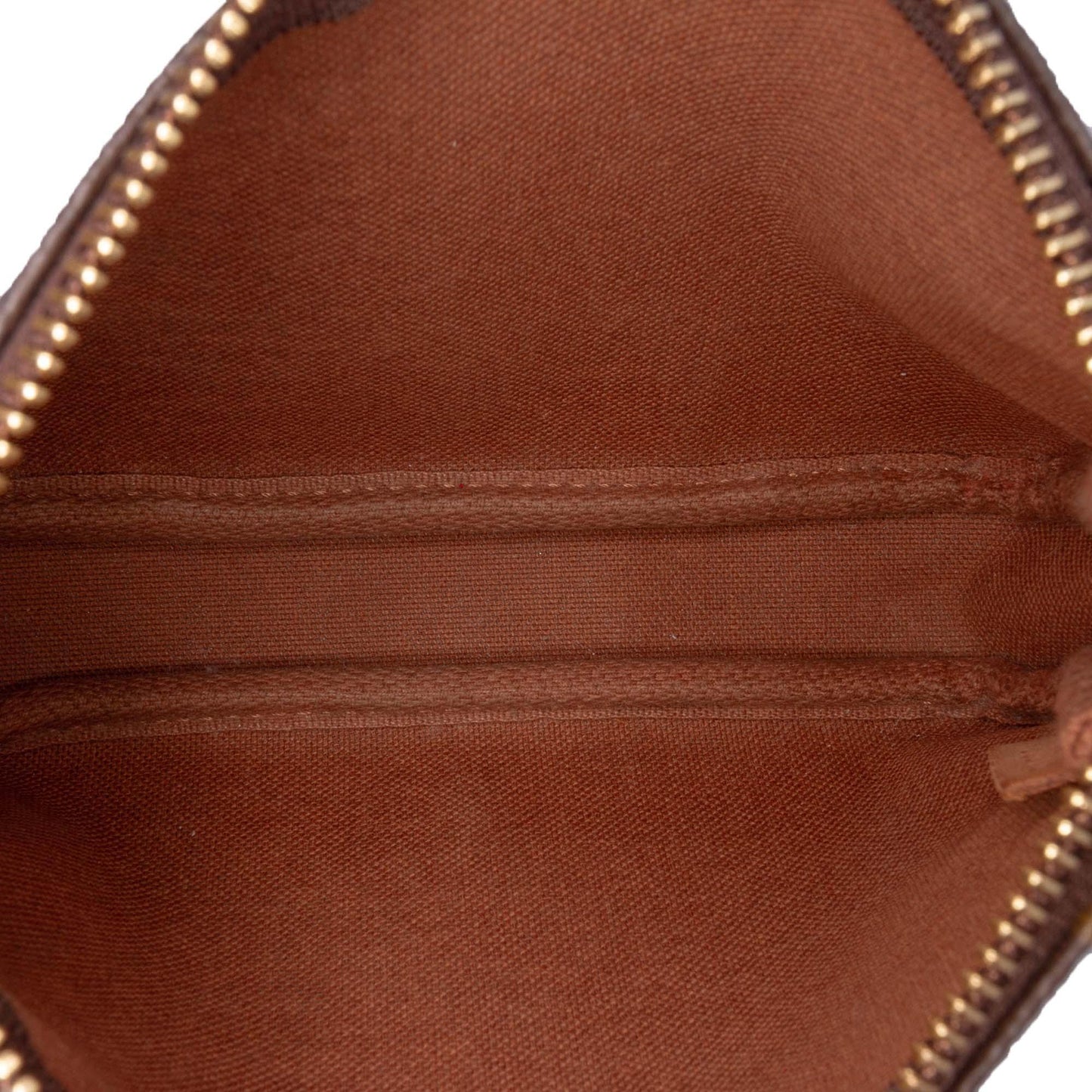 Brown Louis Vuitton Monogram Mini Pochette Accessoires Handbag