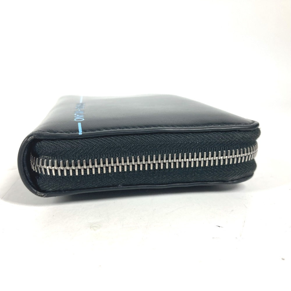 PRADA Long Wallet Purse 2ML317 leather black logo City Sports unisex(Unisex)