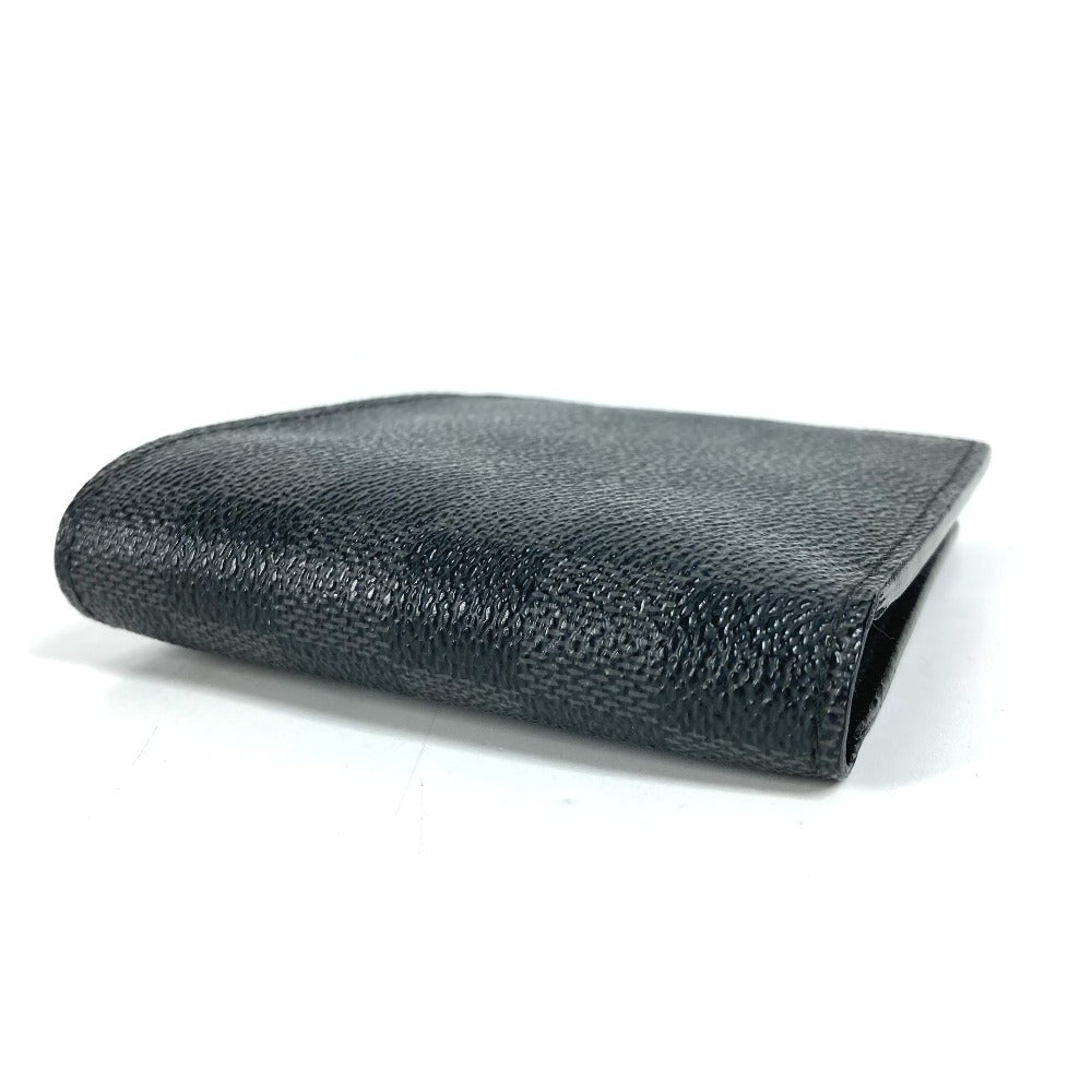 LOUIS VUITTON Folded wallet N62664 Damier Grafitto Canvas black Damier Grafitte Portefeuille Marco