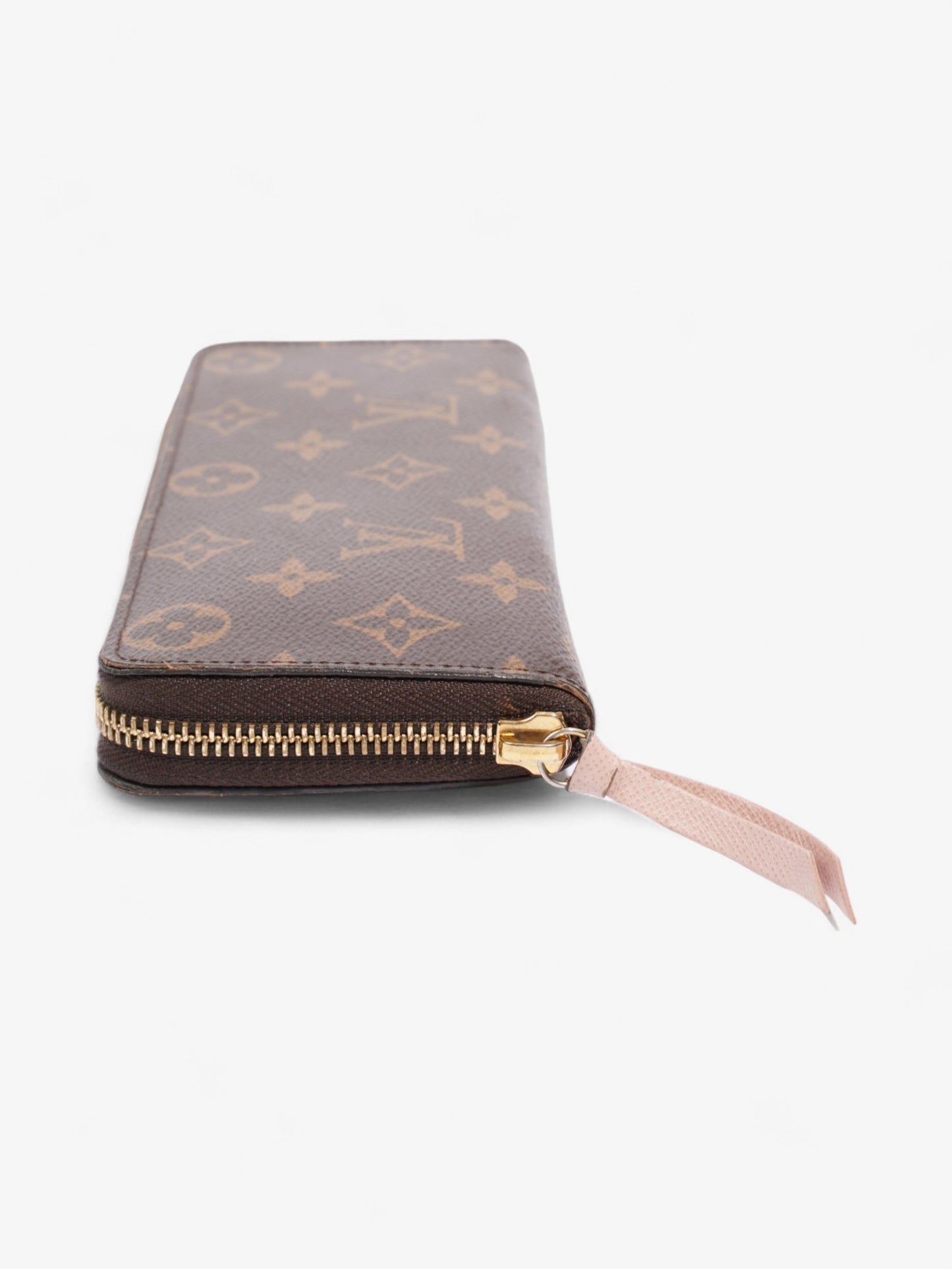 Louis Vuitton Clemence Monogram / Rose Ballerine Coated Canvas