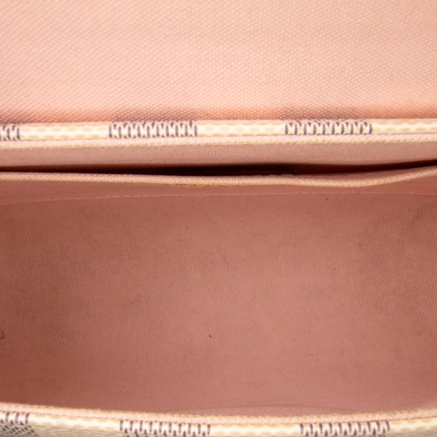 White Louis Vuitton Damier Azur Croisette Satchel