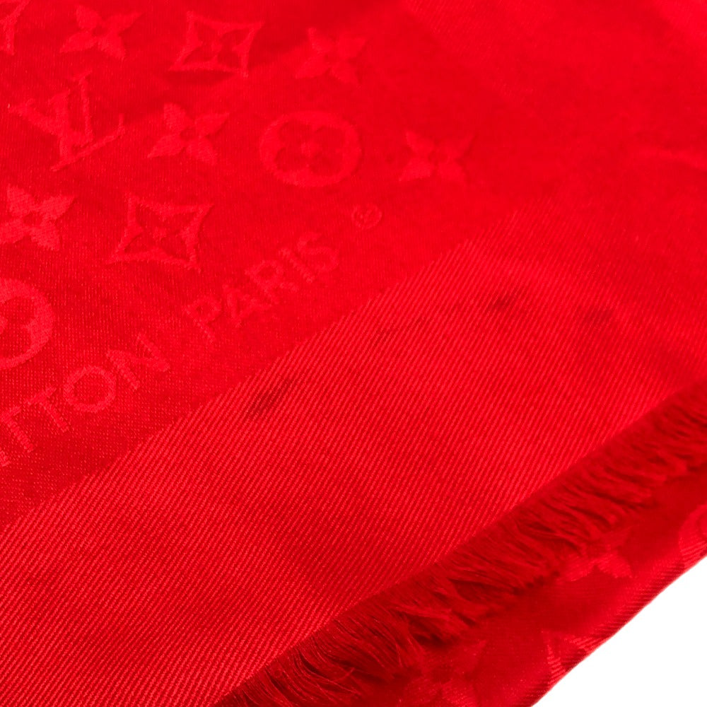 LOUIS VUITTON Stall silk Red Shoal Monogram Women