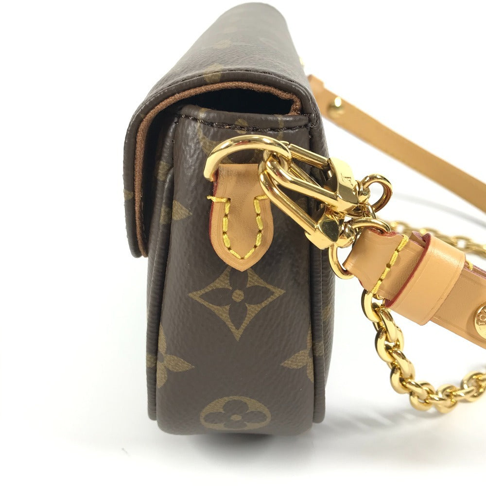 LOUIS VUITTON Shoulder Bag M81911 Monogram canvas Brown Monogram Wallet on Chain Ivy