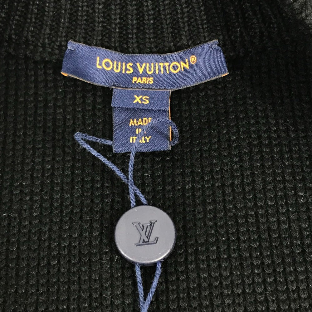LOUIS VUITTON one piece Wool, Polyamide black logo bicolor XS