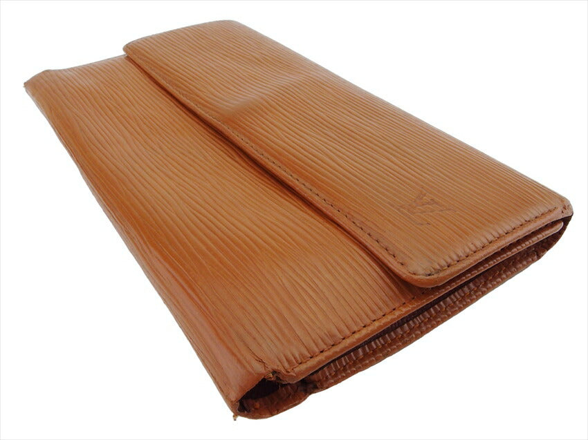 LOUIS VUITTON Long Wallet Purse M63383 Kenya Brown Porte Tresor International